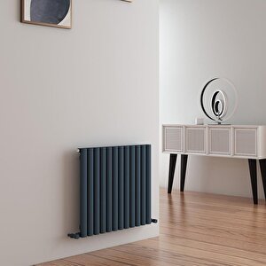 Tallis Yakıt Tasarruflu Premium Malzeme Alüminyum Radyatör 60x71cm Kumlu Antrasit Antrasit