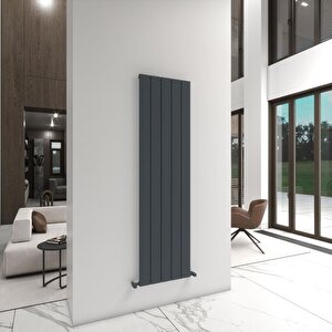 Angers Yakıt Tasarruflu Premium Malzeme Alüminyum Radyatör 180x49,5cm Kumlu Antrasit Antrasit