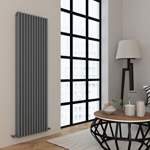 Tubulous Yakıt Tasarruflu Premium Malzeme Alüminyum Radyatör 180x54cm Kumlu Açık Gri Açık Gri