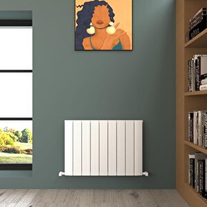 Dune Yakıt Tasarruflu Premium Malzeme Alüminyum Radyatör 60x85cm Kumlu Beyaz Beyaz