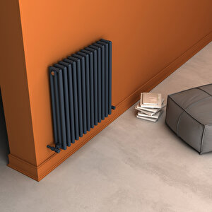 Tubulous Yakıt Tasarruflu Premium Malzeme Alüminyum Radyatör 60x58,5cm Kumlu Antrasit Antrasit