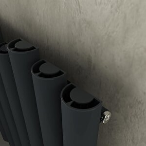 Motion Yakıt Tasarruflu Premium Malzeme Alüminyum Radyatör 180x55cm Kumlu Antrasit Antrasit