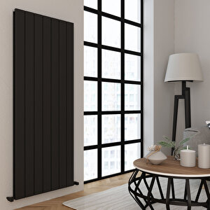 Angers Double Yakıt Tasarruflu Premium Malzeme Alüminyum Radyatör 180x69,5cm Kumlu Siyah Siyah