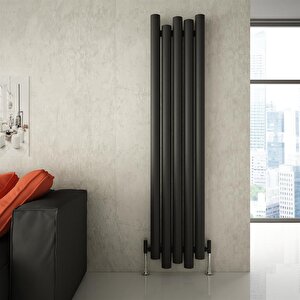 Motion Yakıt Tasarruflu Premium Malzeme Alüminyum Radyatör 180x55cm Kumlu Siyah Siyah