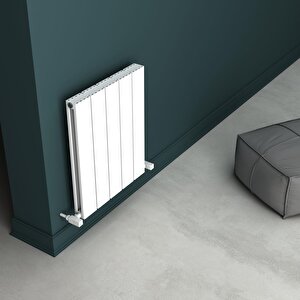 Angers Double Yakıt Tasarruflu Premium Malzeme Yakıt Tasarruflu Premium Malzeme Alüminyum Radyatör 60x49,5cm Kumlu Beyaz Beyaz