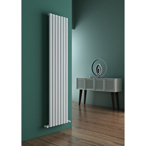 Tallis Yakıt Tasarruflu Premium Malzeme Alüminyum Radyatör 180x41cm Kumlu Beyaz Beyaz