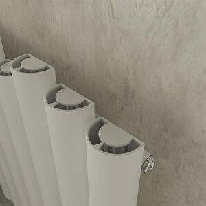 Motion Yakıt Tasarruflu Premium Malzeme Alüminyum Radyatör 180x39cm Kumlu Beyaz Beyaz
