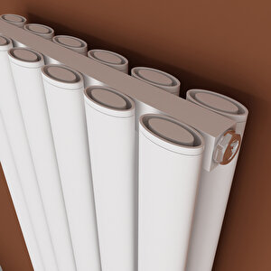 Tallis Double Yakıt Tasarruflu Premium Malzeme Alüminyum Radyatör 180x29cm Kumlu Beyaz Beyaz