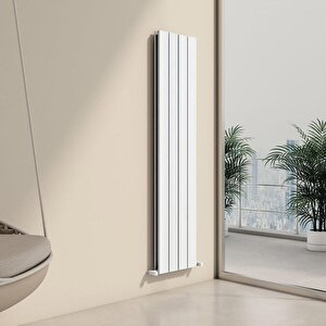 Chambord Double Yakıt Tasarruflu Premium Malzeme Alüminyum Radyatör 180x39,5cm Kumlu Beyaz Beyaz