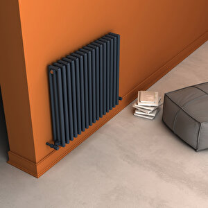 Tubulous Yakıt Tasarruflu Premium Malzeme Alüminyum Radyatör 60x72cm Kumlu Antrasit Antrasit