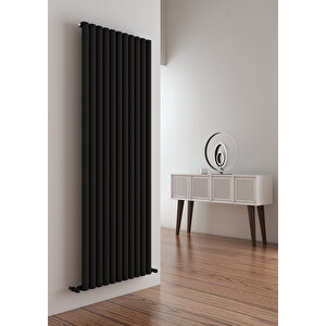 Tallis Yakıt Tasarruflu Premium Malzeme Alüminyum Radyatör 180x65cm Kumlu Siyah Siyah