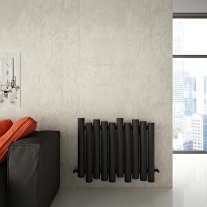 Motion Yakıt Tasarruflu Premium Malzeme Alüminyum Radyatör 60x95cm Kumlu Siyah Siyah