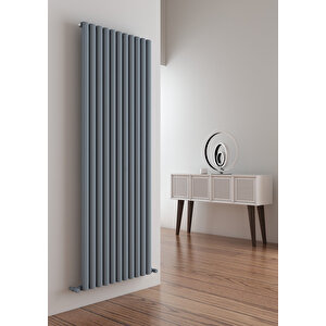 Tallis Yakıt Tasarruflu Premium Malzeme Alüminyum Radyatör 180x65cm Kumlu Açık Gri Açık Gri