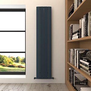 Dune Yakıt Tasarruflu Premium Malzeme Alüminyum Radyatör 180x37,5cm Kumlu Antrasit Antrasit