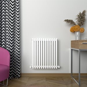 Sophia Yakıt Tasarruflu Premium Malzeme Alüminyum Radyatör 600x49,9cm Kumlu Beyaz Beyaz