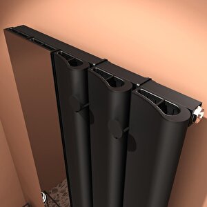 Entree Yakıt Tasarruflu Premium Malzeme Alüminyum Radyatör 1800*470 Siyah Siyah