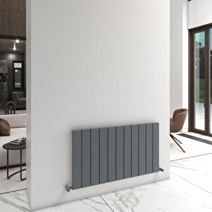 Angers Yakıt Tasarruflu Premium Malzeme Alüminyum Radyatör 60x119,5cm Kumlu Açık Gri Açık Gri