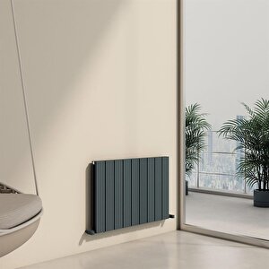 Chambord Double Yakıt Tasarruflu Premium Malzeme Alüminyum Radyatör 60x89,5cm Kumlu Antrasit Antrasit