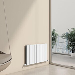 Chambord Double Yakıt Tasarruflu Premium Malzeme Alüminyum Radyatör 60x89,5cm Kumlu Beyaz Beyaz