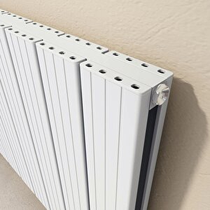 Chambord Double Yakıt Tasarruflu Premium Malzeme Alüminyum Radyatör 60x89,5cm Kumlu Beyaz Beyaz