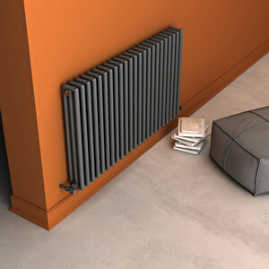 Tubulous Yakıt Tasarruflu Premium Malzeme Alüminyum Radyatör 60x103,5cm Kumlu Açık Gri Açık Gri