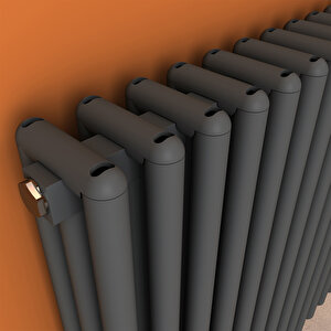 Tubulous Yakıt Tasarruflu Premium Malzeme Alüminyum Radyatör 60x103,5cm Kumlu Açık Gri Açık Gri