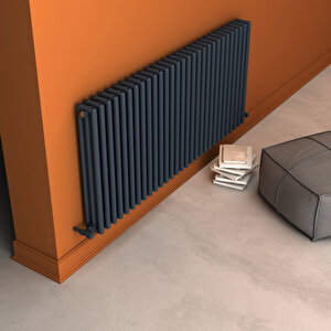 Tubulous Yakıt Tasarruflu Premium Malzeme Alüminyum Radyatör 60x130,5cm Kumlu Antrasit Antrasit