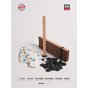 Ahşap Mum Fitili 7 Mm Genişlik – Nikel Tabanlı + 3m Bantlı | Cereus 50 Adet