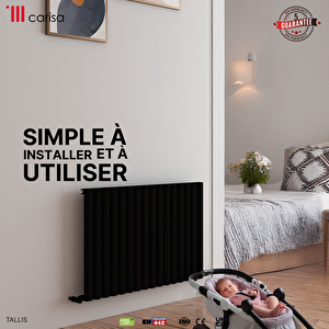 Tallis Yakıt Tasarruflu Premium Malzeme Alüminyum Radyatör 60x131cm Kumlu Siyah Siyah