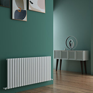 Tallis Yakıt Tasarruflu Premium Malzeme Alüminyum Radyatör 60x131cm Kumlu Beyaz Beyaz