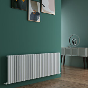 Tallis Yakıt Tasarruflu Premium Malzeme Alüminyum Radyatör 60x179cm Kumlu Beyaz Beyaz