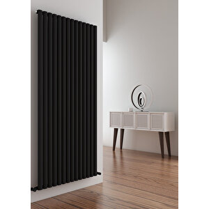 Tallis Yakıt Tasarruflu Premium Malzeme Alüminyum Radyatör 180x83cm Kumlu Siyah Siyah