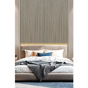 Mdf Ahşap Akustik Duvar Paneli 100x275 Cm - Traverten(pvc) 100x275 cm