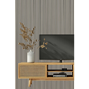 Mdf Ahşap Akustik Duvar Paneli 100x275 Cm - Soft Gri (pvc) 100x275 cm