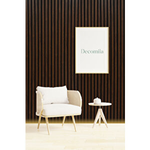 Mdf Ahşap Akustik Duvar Paneli 60x275 Cm - Ceviz