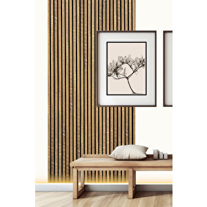 Mdf Ahşap Akustik Duvar Paneli 60x275 Cm - Asos (pvc)