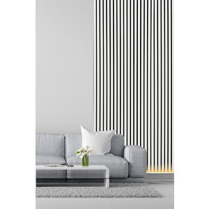 Mdf Ahşap Akustik Duvar Paneli 100x275 Cm - Beyaz 100x275 cm