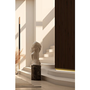 Mdf Ahşap Akustik Duvar Paneli 100x275 Cm - Altın Meşe Altın - Meşe