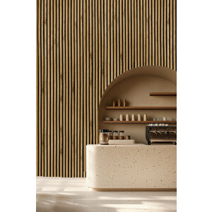 Mdf Ahşap Akustik Duvar Paneli 100x275 Cm - Asos (pvc)