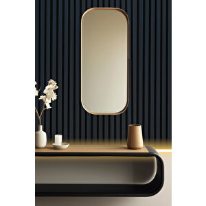 Mdf Ahşap Akustik Duvar Paneli 100x275 Cm - Lacivert