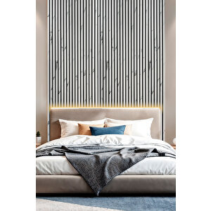 Mdf Ahşap Akustik Duvar Paneli 100x275 Cm - Mermer (pvc) 100x275 cm