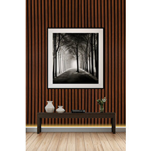 Mdf Ahşap Akustik Duvar Paneli 100x275 Cm - Hisar Ceviz