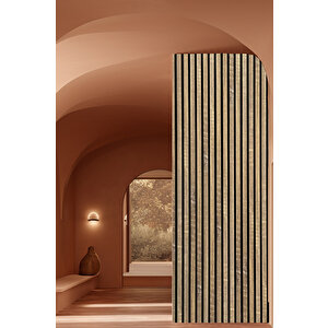 Mdf Ahşap Akustik Duvar Paneli 60x275 Cm - Sonomo (pvc)