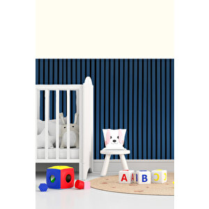 Mdf Ahşap Akustik Duvar Paneli 60x275 Cm - Mavi