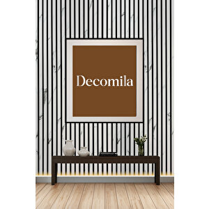 Mdf Ahşap Akustik Duvar Paneli 60x275 Cm - Mermer (pvc)