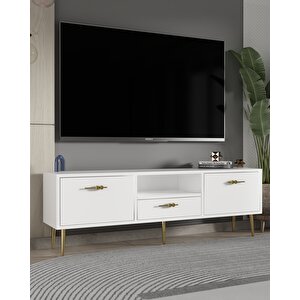 1325dropct-32 Tv Sehpasi BEYAZ-ALTIN Beyaz-Altın