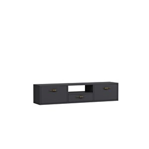 1326dropct-32 Duvara Montaj Tv SehpasiANTRASİT-ALTIN