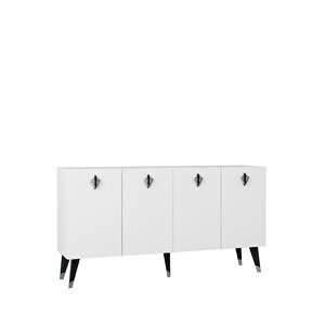 8207-32ct Kb150 Konsol, Tv Üni̇tesi̇ BEYAZ-SİYAH-GÜMÜŞ