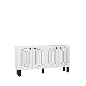 8202-1ct Kb150 Konsol, Tv Üni̇tesi̇ BEYAZ-SİYAH