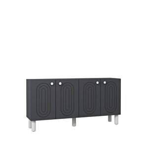 8202-1ct Kb150 Konsol, Tv Üni̇tesi̇ ANTRASİT-BEYAZ